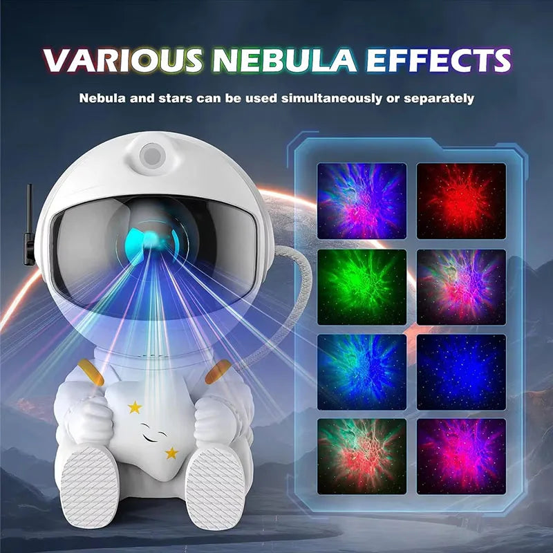 Astronaut Galaxy Projector – Starry Sky & Aurora Light for Kids and Bedrooms