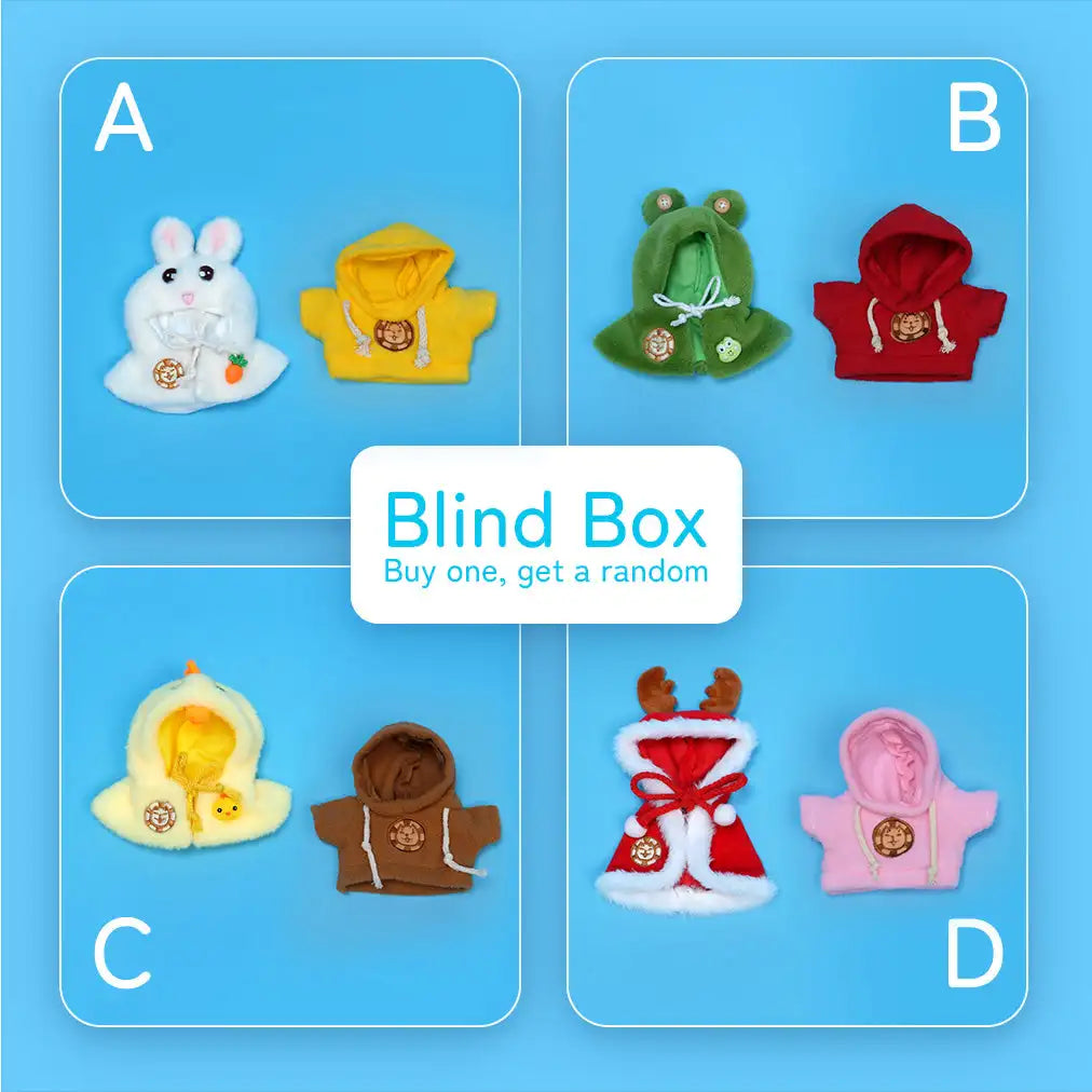 Cute Hoodie Accessory for Eilik Pet Robot – Random Color