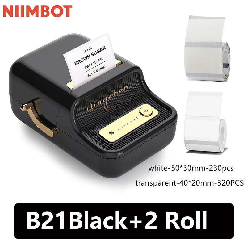 ini Thermal Label Printer – Portable Bluetooth Sticker Maker (B21 Model)