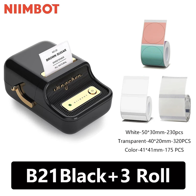 ini Thermal Label Printer – Portable Bluetooth Sticker Maker (B21 Model)