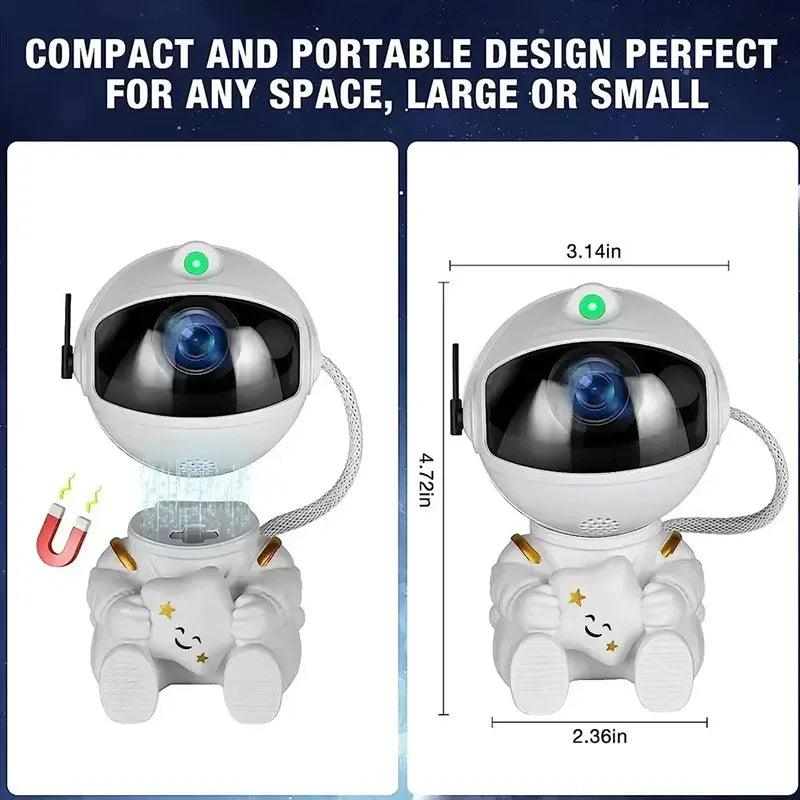 Astronaut Galaxy Projector – Starry Sky & Aurora Light for Kids and Bedrooms