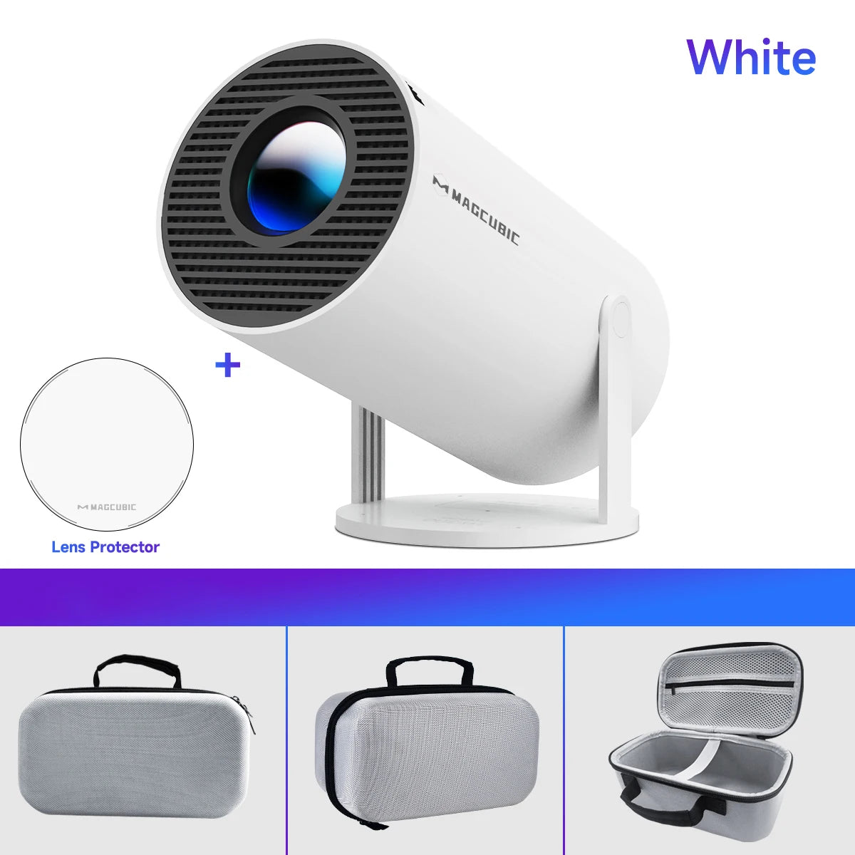 HY300 Pro 4K Smart Projector – Android 11, WiFi6, Bluetooth, 290 ANSI for Home & Outdoor