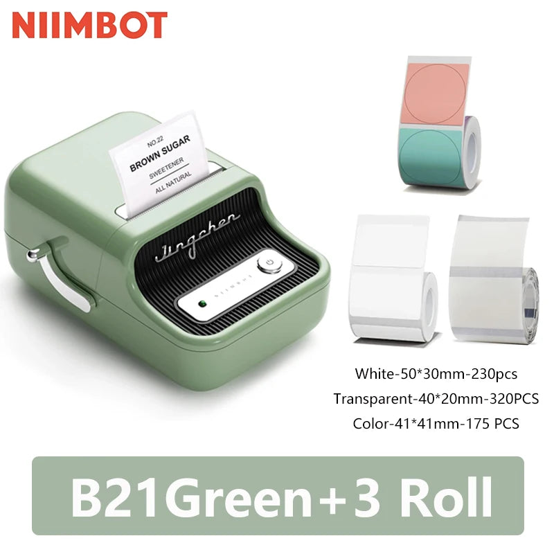 ini Thermal Label Printer – Portable Bluetooth Sticker Maker (B21 Model)