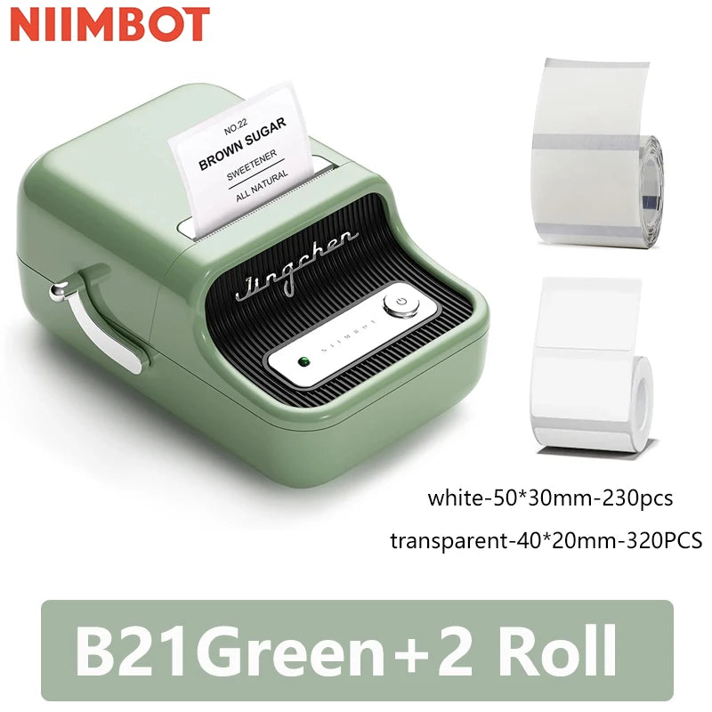 ini Thermal Label Printer – Portable Bluetooth Sticker Maker (B21 Model)