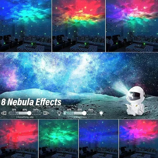 Astronaut Galaxy Projector – Starry Sky & Aurora Light for Kids and Bedrooms
