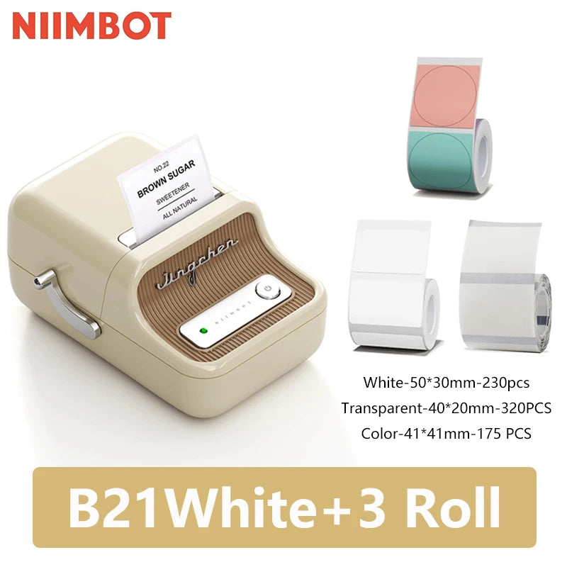 ini Thermal Label Printer – Portable Bluetooth Sticker Maker (B21 Model)