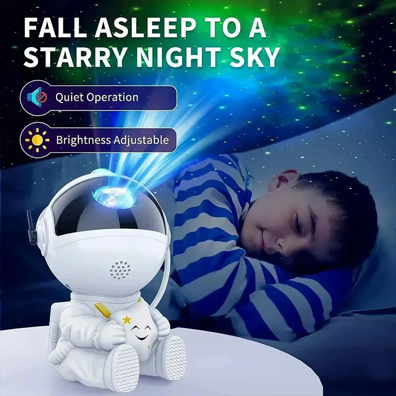 Astronaut Galaxy Projector – Starry Sky & Aurora Light for Kids and Bedrooms