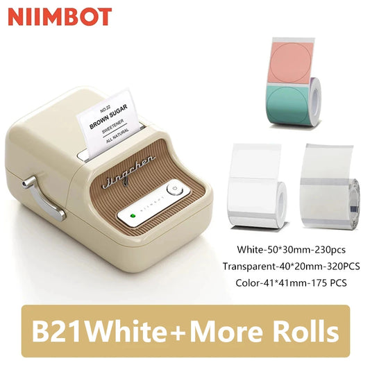 ini Thermal Label Printer – Portable Bluetooth Sticker Maker (B21 Model)