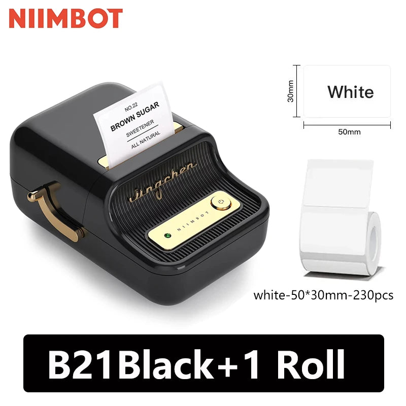 ini Thermal Label Printer – Portable Bluetooth Sticker Maker (B21 Model)