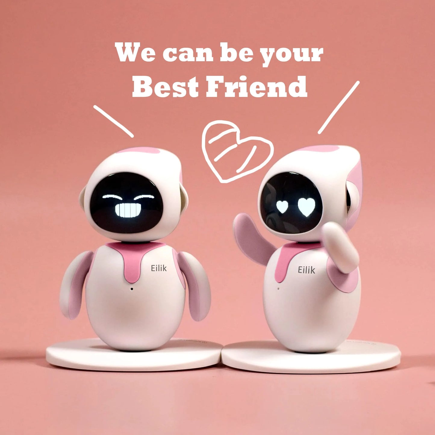 Eilik Smart Robot – AI Companion with Emotions, Touch Response & Play Mo